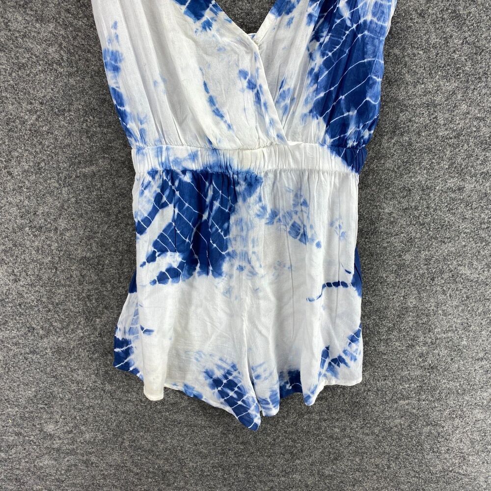 EARTHBOUND Blue and White Tie-Dye Midi Dress - Picture 4 of 13